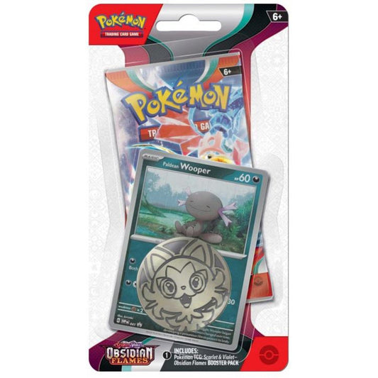 Pokemon Blister Pack - Obsidian Flames - Paldean Wooper Promo