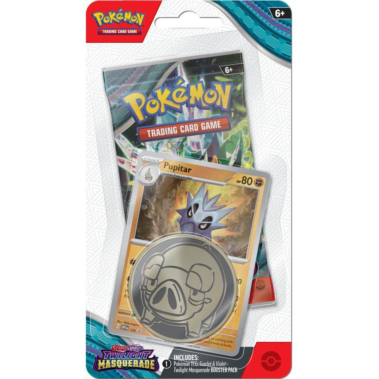 Pokemon - Scarlet & Violet: Twilight Masquerade Blister - Pupitar Promo