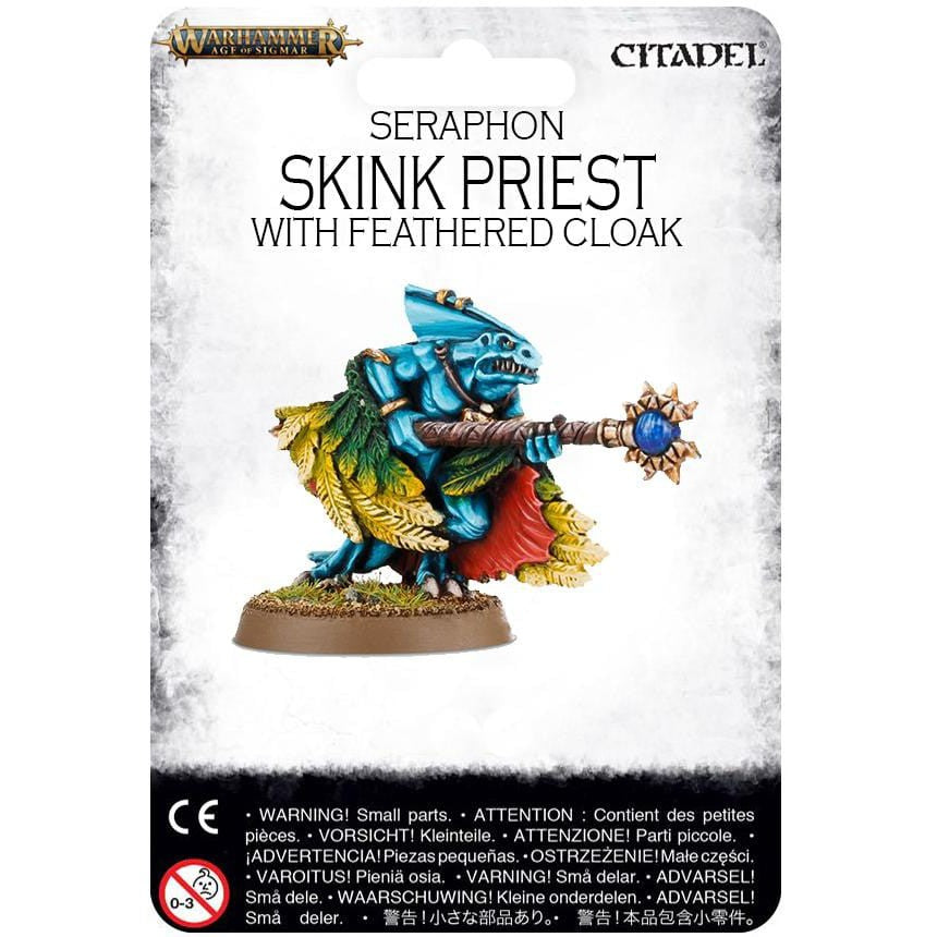 Seraphon Skink Priest with Feathered Cloak ( 8016-W )