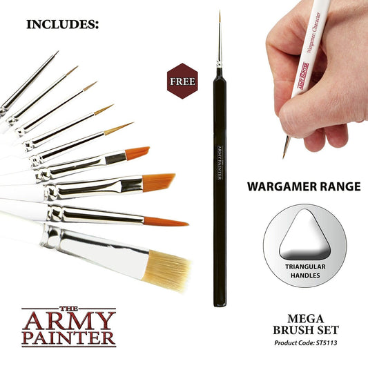 Army Painter Wargames Mega Brush Set ( ST5113 )