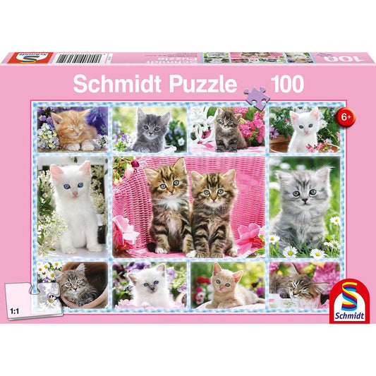 Schmidt Puzzle Child 100 Kittens