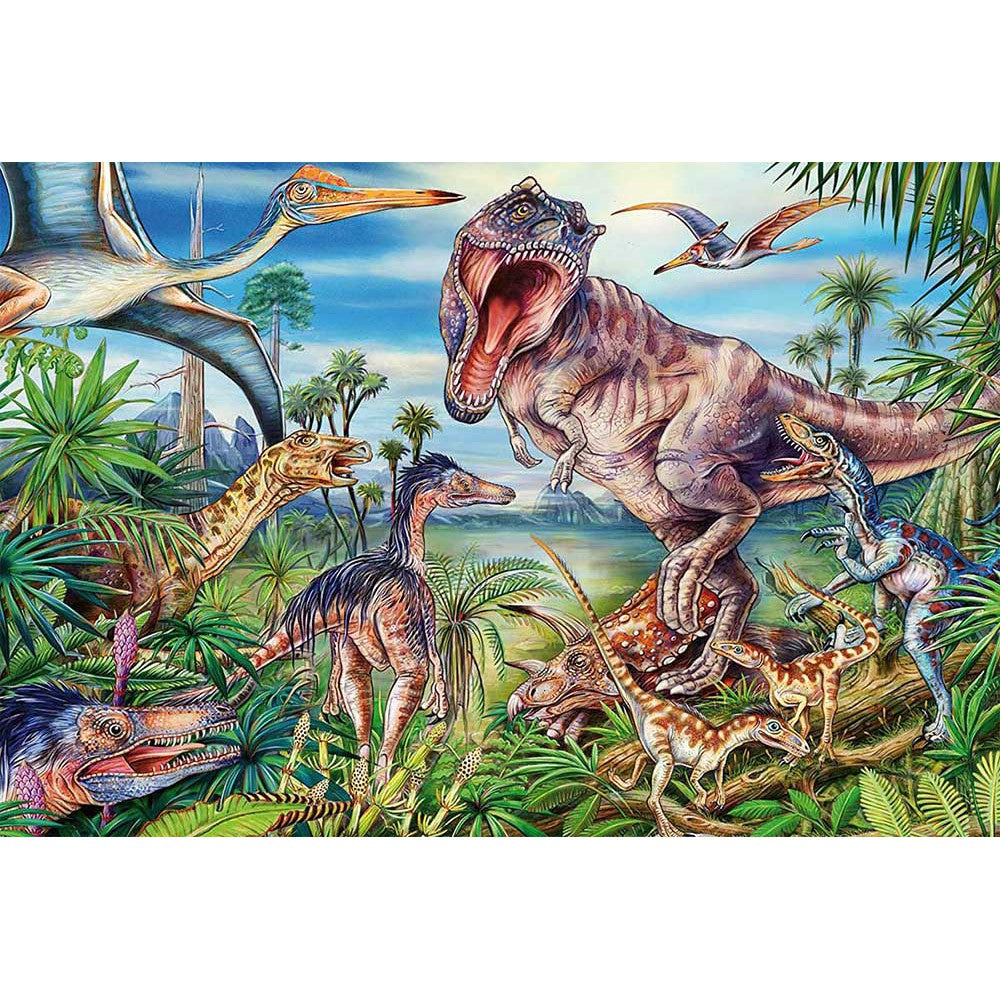 Schmidt Puzzle Child 60 Amongst the Dinosaurs