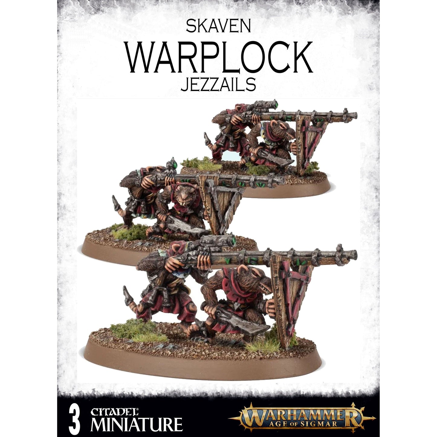 Skaven Warplock Jezzails ( 90-40-W ) - Used