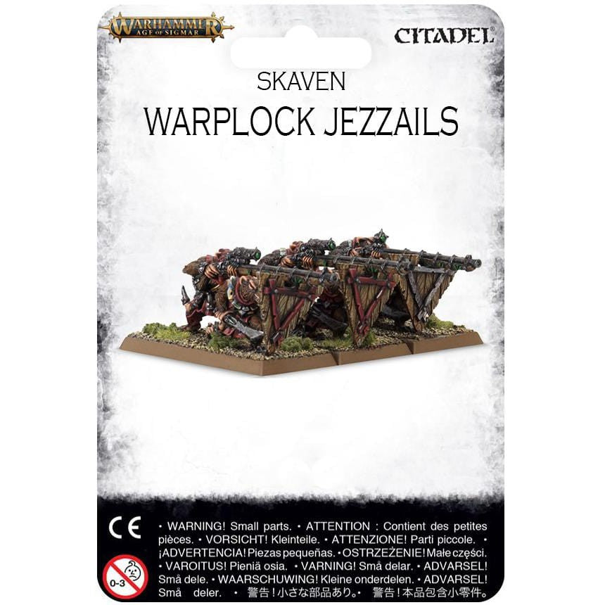 Skaven Warplock Jezzails Metal ( 90-40-MR ) - Used