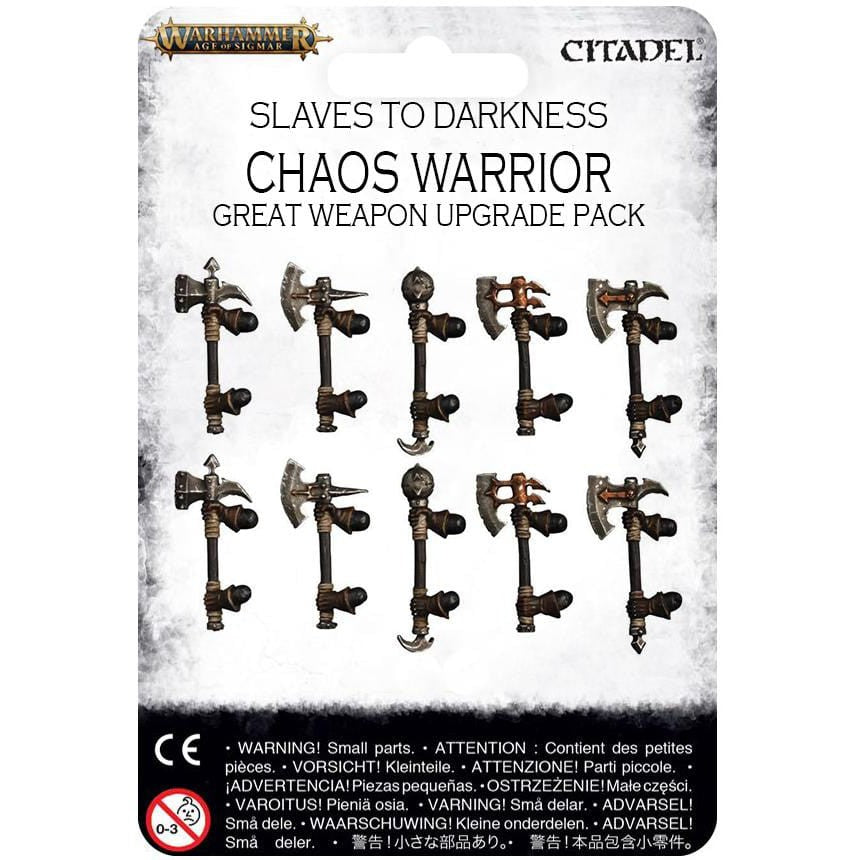 Slaves to Darkness Chaos Warrior Great Weapons Upgrade Pack ( 1221-W )