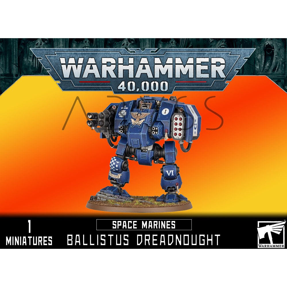 Space Marines Ballistus Dreadnought (Leviathan) ( LEV-12 ) - Used