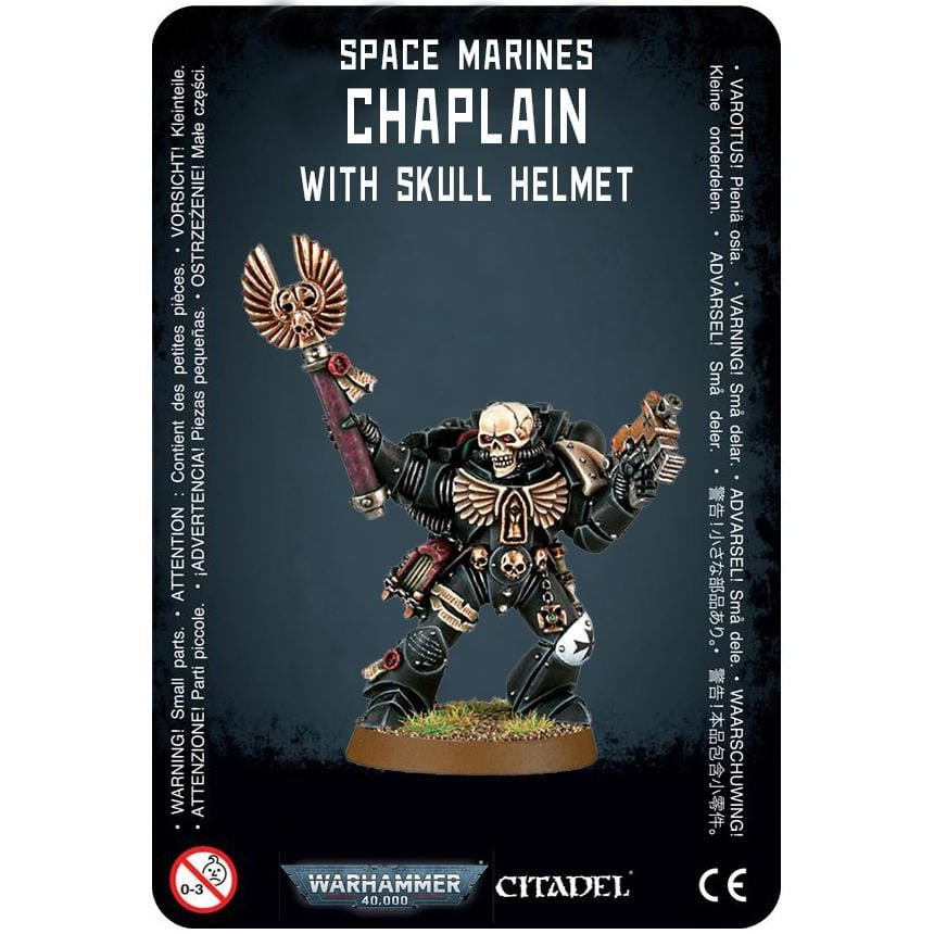 Space Marines Chaplain with Skull Helmet ( 1069-W )