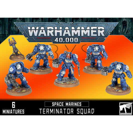 Space Marines Terminator Squad (Leviathan) ( LEV-10 ) - Used