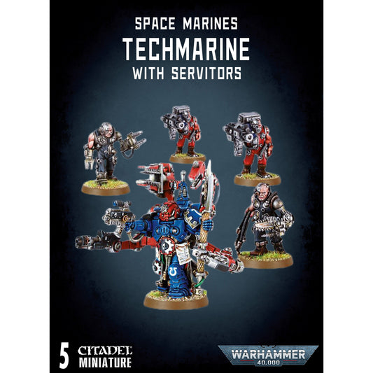 Space Marines Techmarine with Servitors ( 48-41-W )