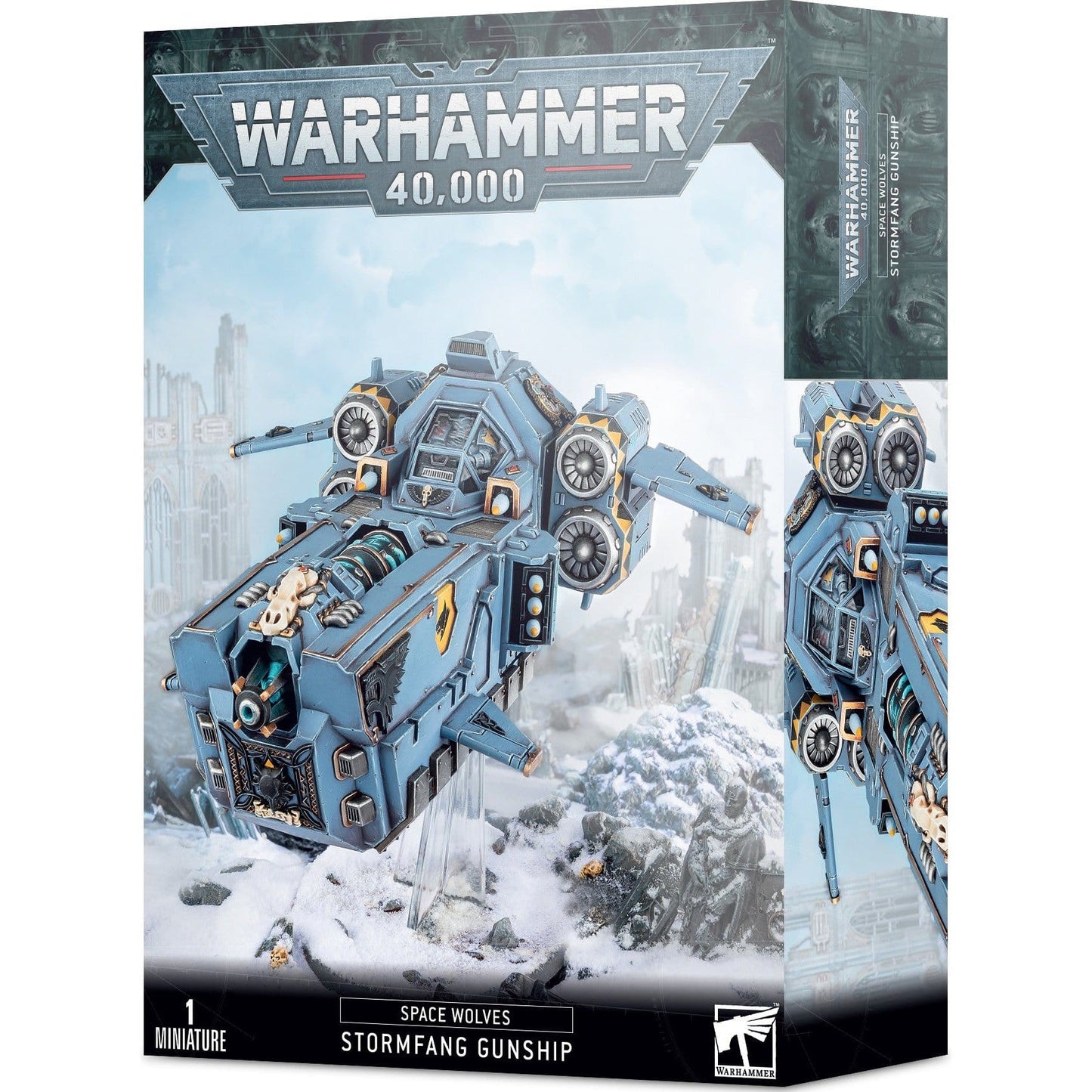 Space Wolves Stormfang Gunship / Stormwolf assault craft ( 53-11 )