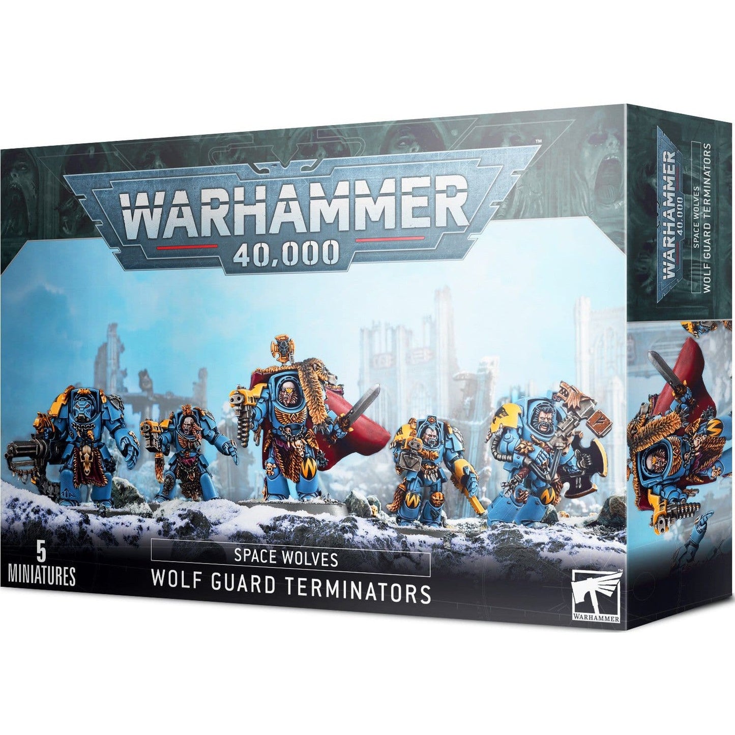 Space Wolves Wolf Guard Terminators ( 53-07 )