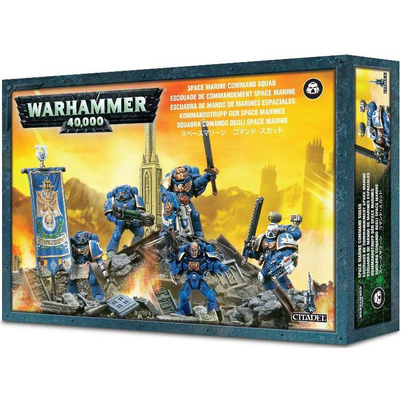 Space Marines Command Squad ( 48-17-N ) - Used