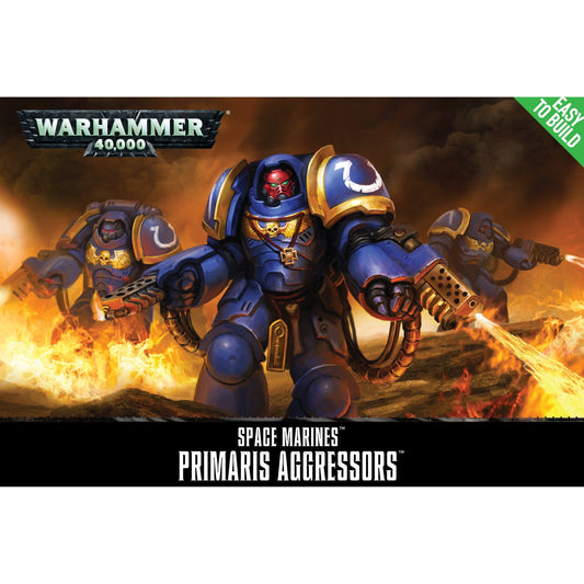 Space Marines Primaris Aggressors - Easy to Build 3 ( 48-86-N ) - Used