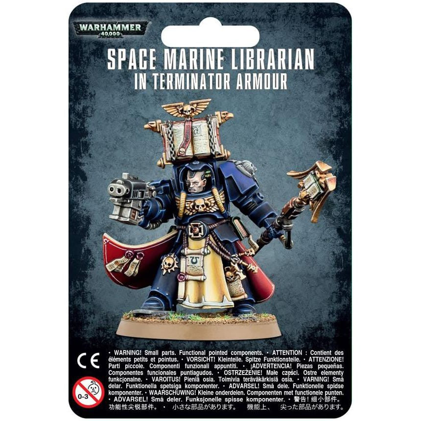 Space Marines Librarian in Terminator Armour ( 48-72-W ) - Used