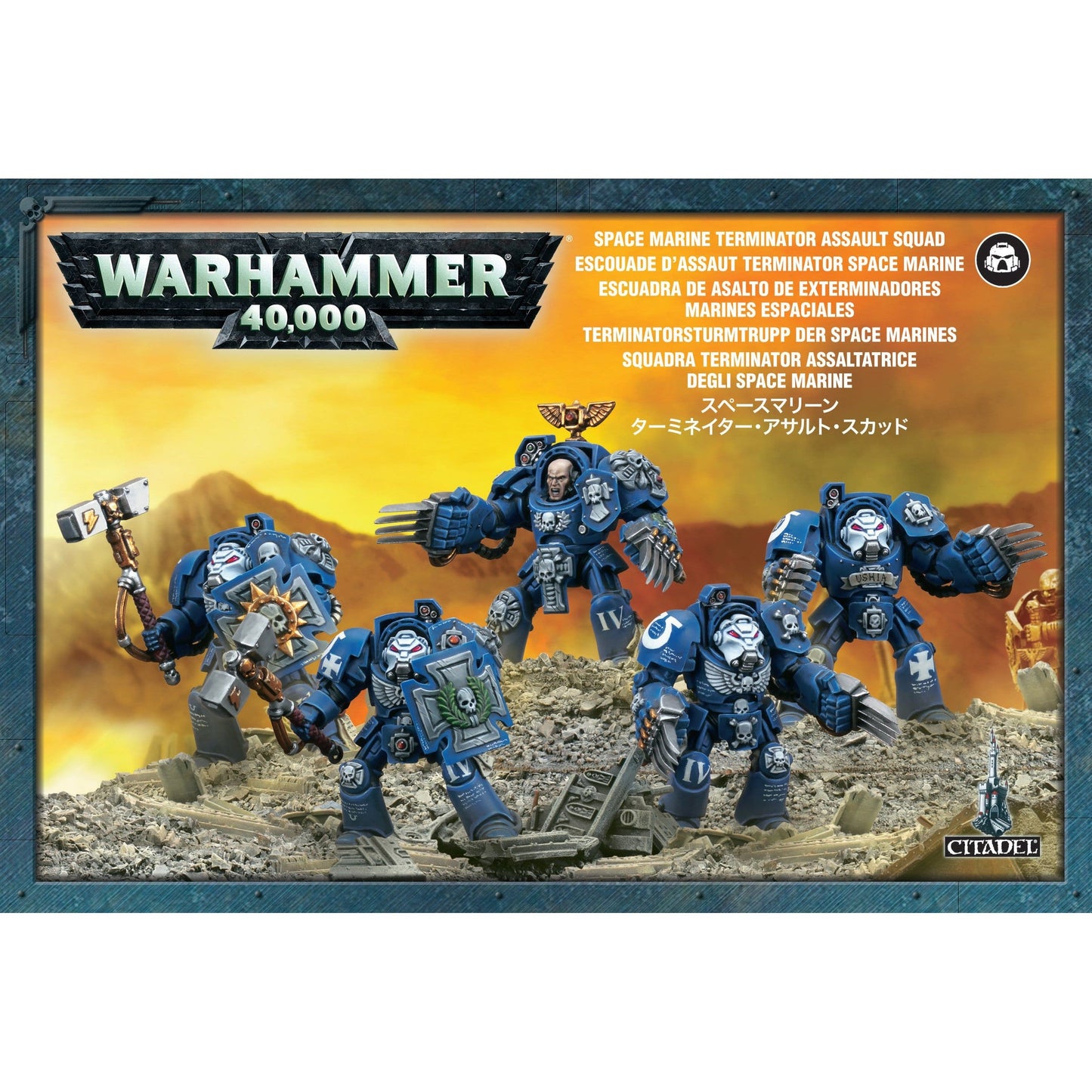 Space Marines Terminator Assault Squad ( 48-34 ) - Used