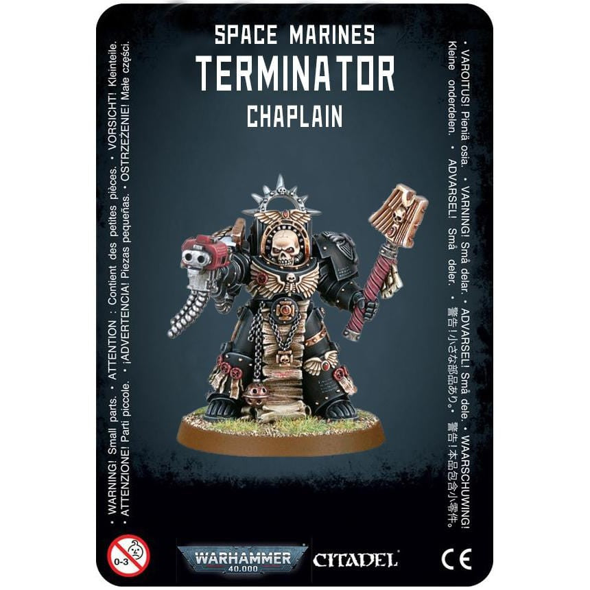 Space Marines Terminator Chaplain ( 48-62-N ) - Used