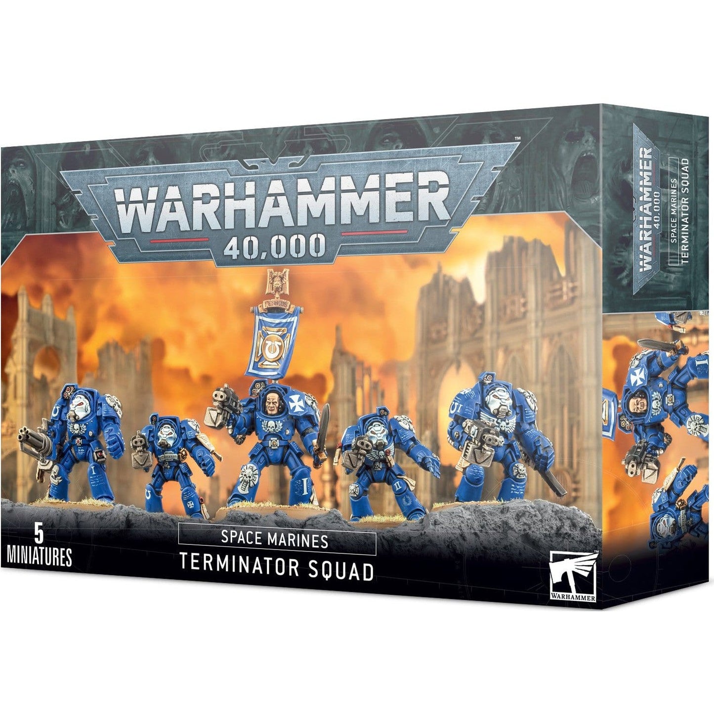 Space Marines Terminator Squad ( 48-10 ) - Used