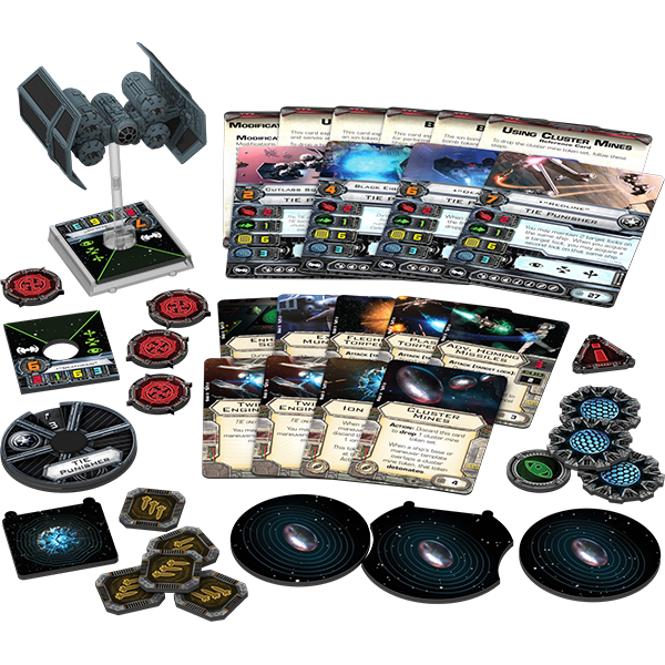 V1 Star Wars X-Wing - TIE Punisher Expansion Pack ( SWX34 ) - Used