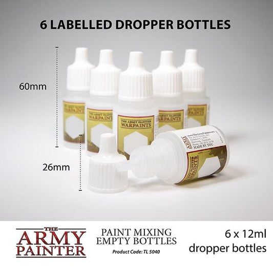 Army Painter Paint Mixing Empty Bottles (TL5040)