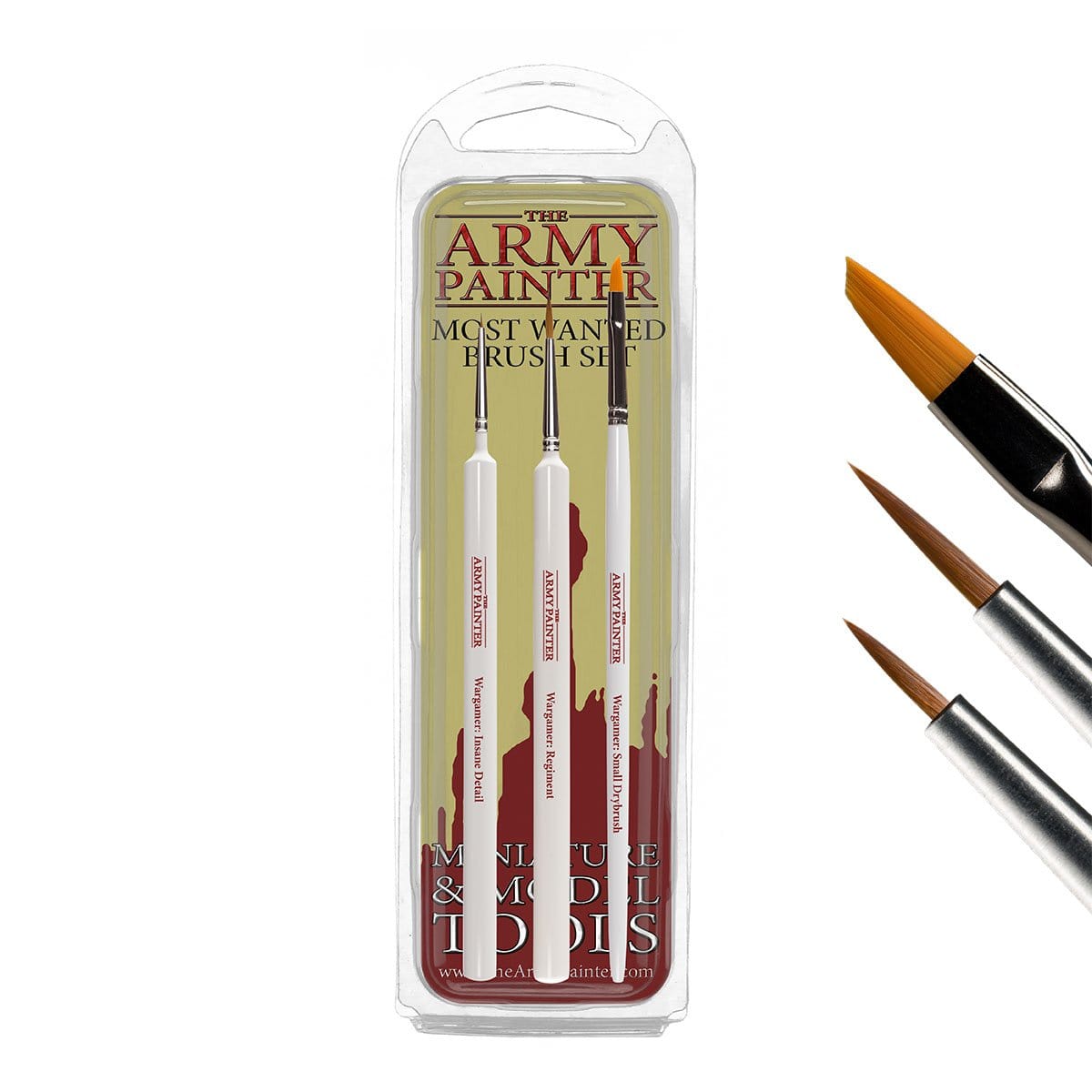 Army Painter Most Wanted Wargamer Brush Set ( TL5043 )