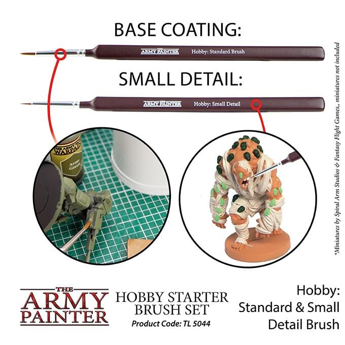 Army Painter Hobby Starter Brush Set ( TL5044 )