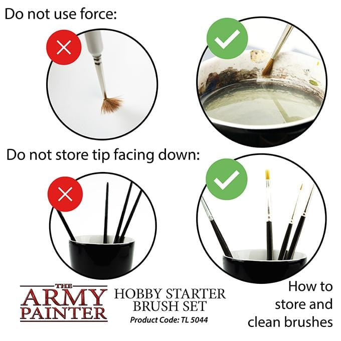 Army Painter Hobby Starter Brush Set ( TL5044 )