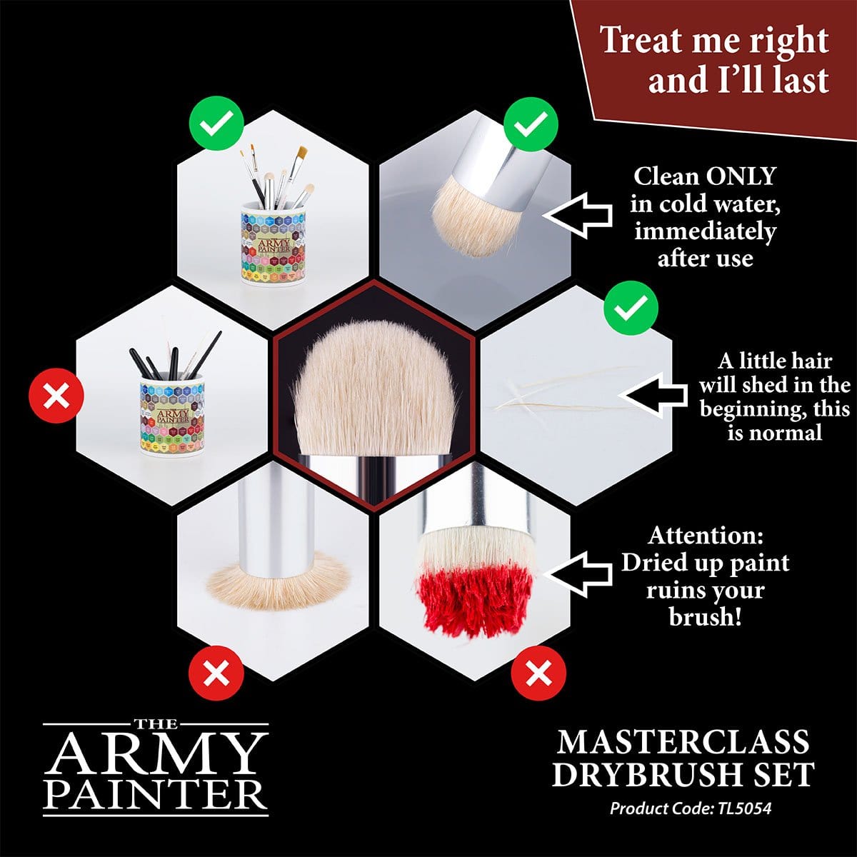 Army Painter Masterclass: Drybrush Set ( TL5054 )