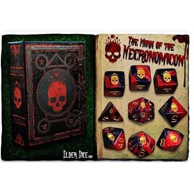 Elder Dice - 9 Polyhedral Dice Set The Mark of Necronomicon ( EDP-L02 )