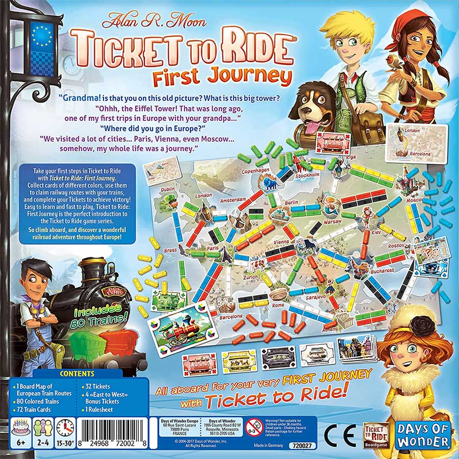 Ticket to ride: First Journey Europe