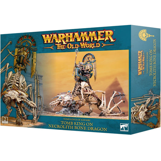 Old World Tomb Kings - Tomb King on Necrolith Bone Dragon ( 07-08 )