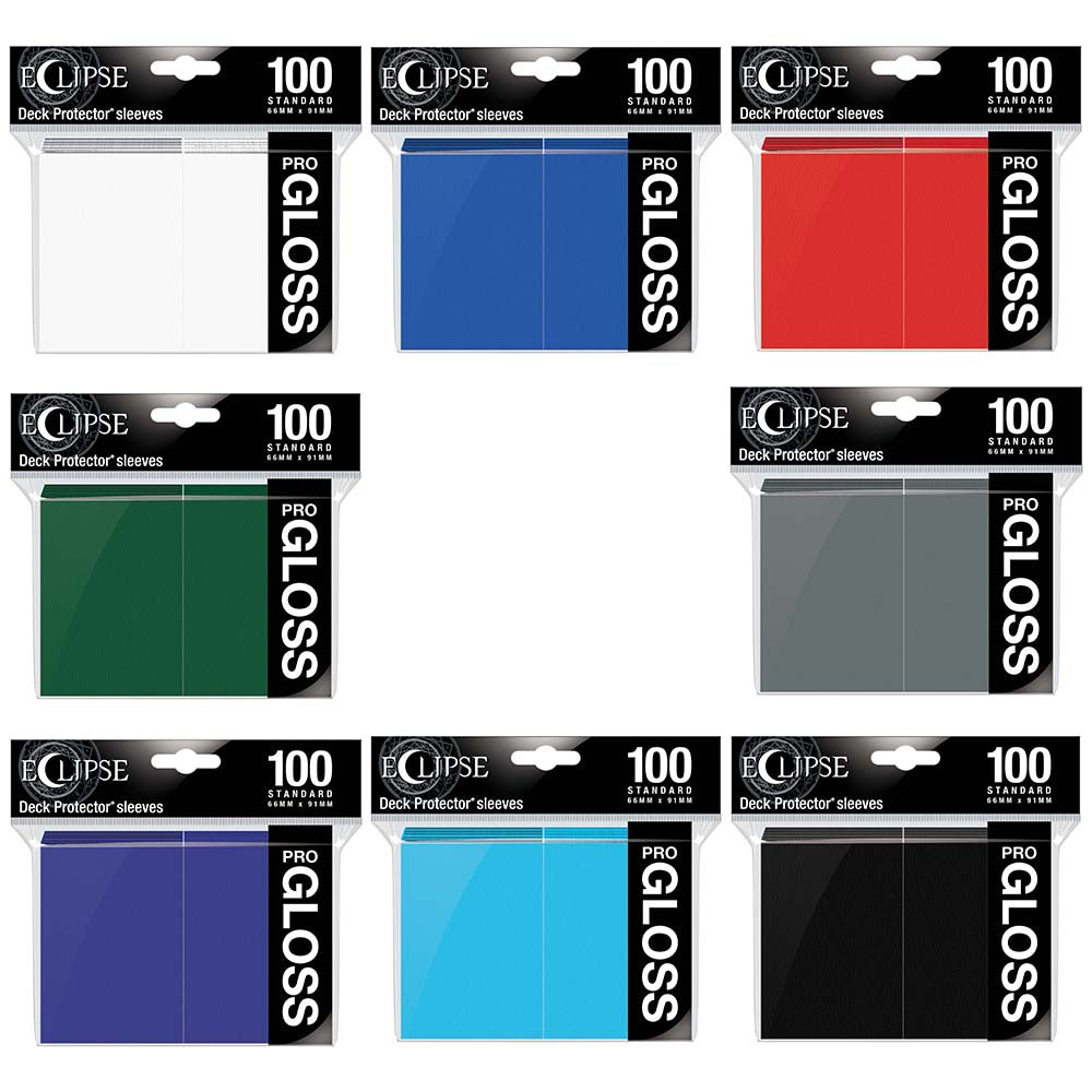 Ultra-Pro Deck Protector Sleeves Eclipse Pro-Gloss 100ct (66mm x 91mm)