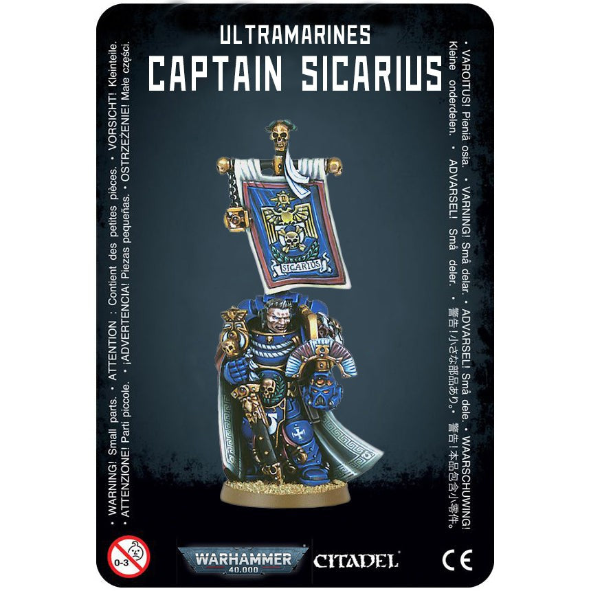 Ultramarines Captain Sicarius ( 48-60-W ) - Used