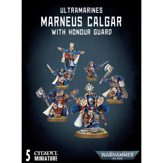 Space Marines Marneus Calgar with Honour Guard (Metal) ( 48-40-MR ) - Used