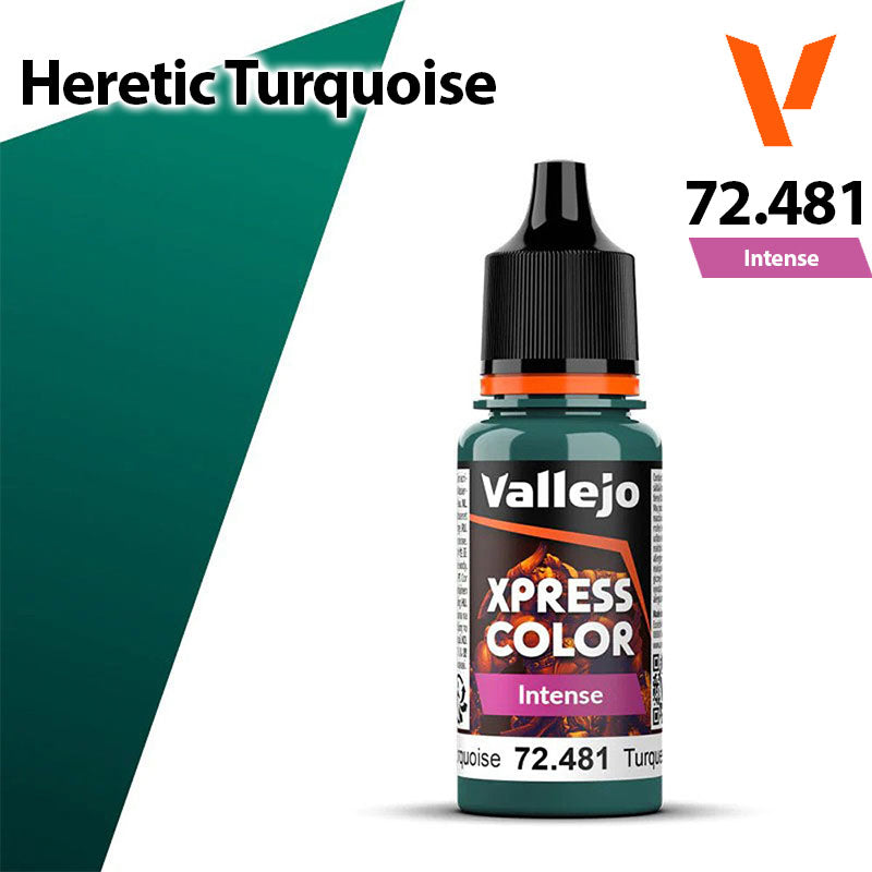 Vallejo Xpress Color - Intense Heretic Turquoise - Val72481