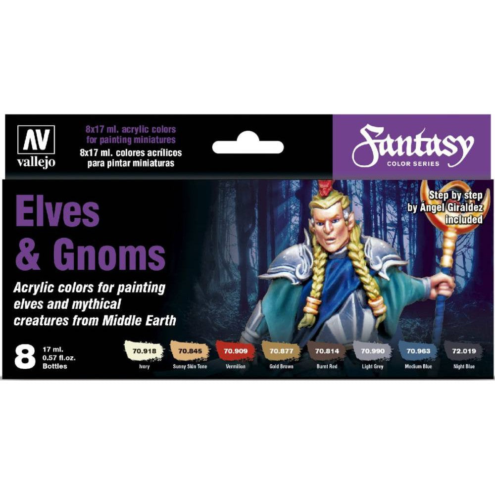 Vallejo Box Set - Elves & Gnomes - Val70242