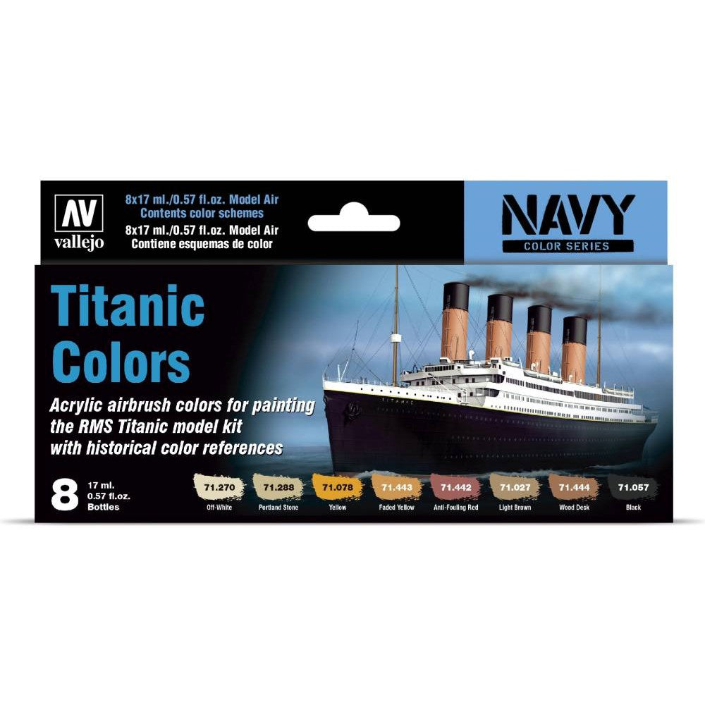 Vallejo Box Set - Titanic Colors - Val71646