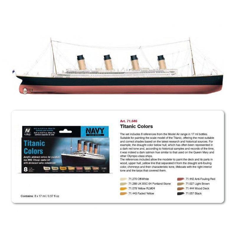 Vallejo Box Set - Titanic Colors - Val71646