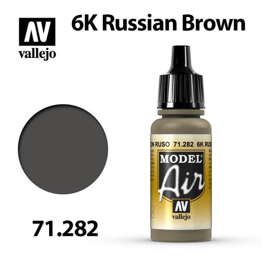 Vallejo Model Air - 6K Russian Brown 17ml - Val71282