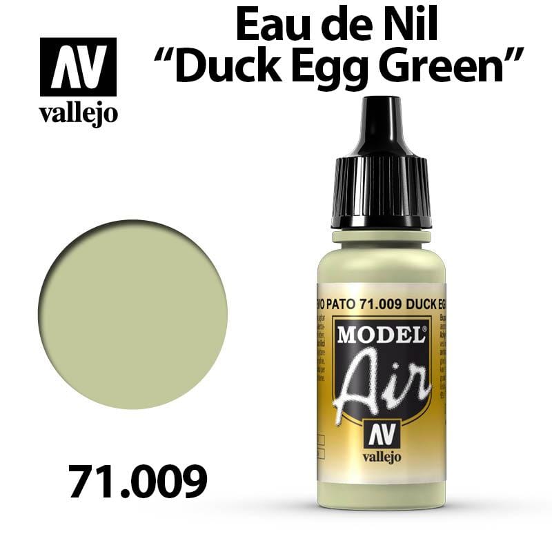 Vallejo Model Air - Duck Egg Green (Eau de Nil) 17ml - Val71009