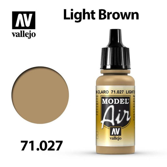 Vallejo Model Air - Light Brown 17ml - Val71027