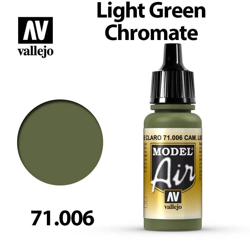 Vallejo Model Air - Light Green Chromate 17ml - Val71006