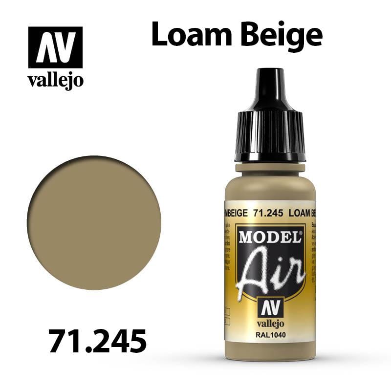 Vallejo Model Air - Loam Beige 17ml - Val71245