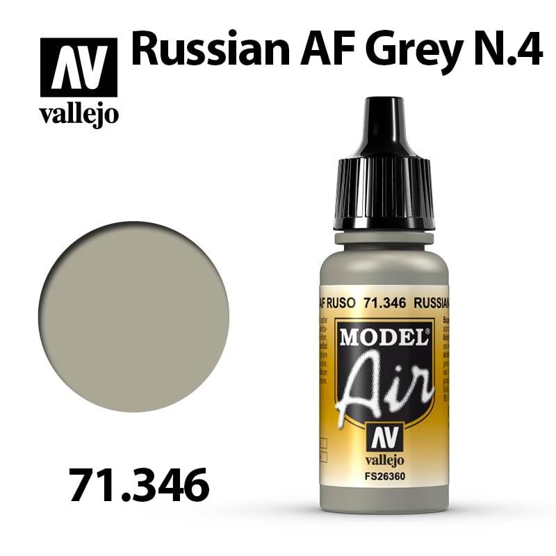 Vallejo Model Air - Russian AF Grey N.4 17ml - Val71346