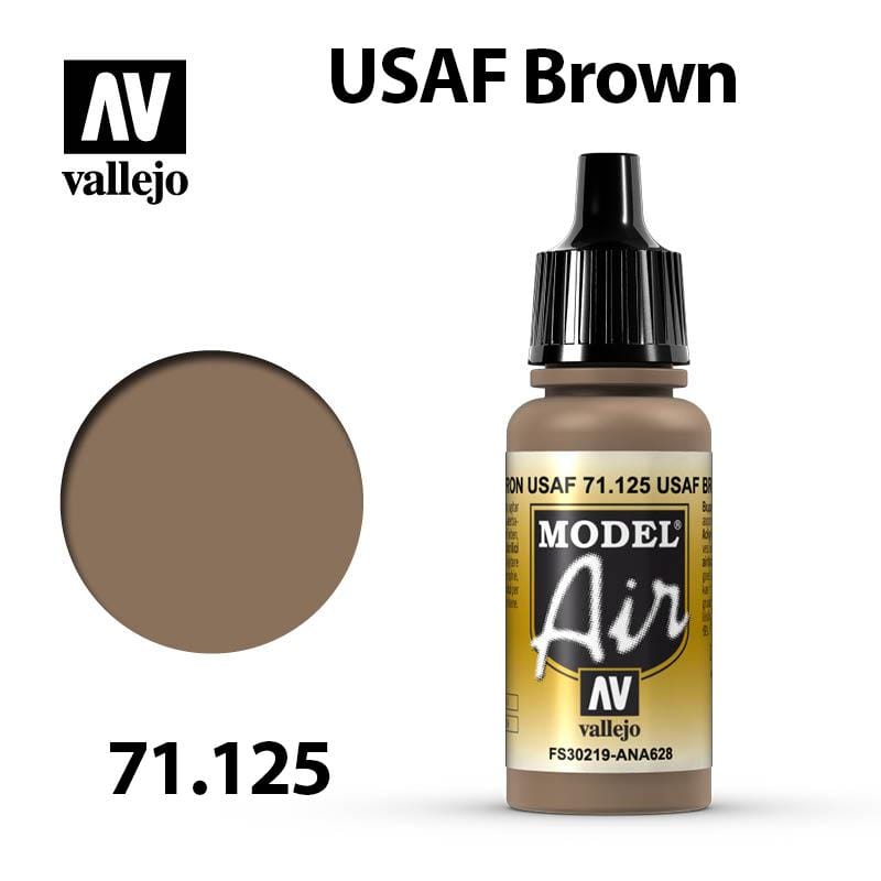 Vallejo Model Air - USAF Brown 17ml - Val71125