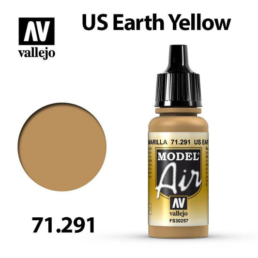 Vallejo Model Air - US Earth Yellow 17ml - Val71291