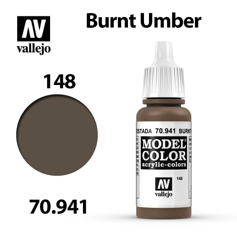 Vallejo Model Color - Burnt Umber 17ml - Val70941 (148)