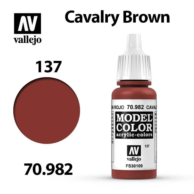 Vallejo Model Color - Cavalry Brown 17ml - Val70982 (137)