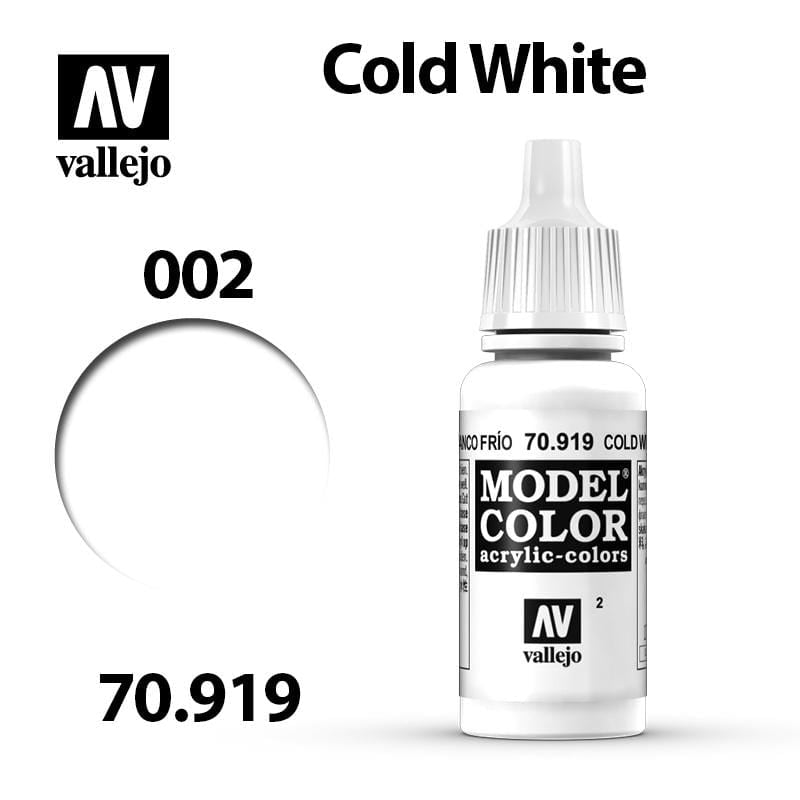 Vallejo Model Color - Cold White 17ml - Val70919 (002)