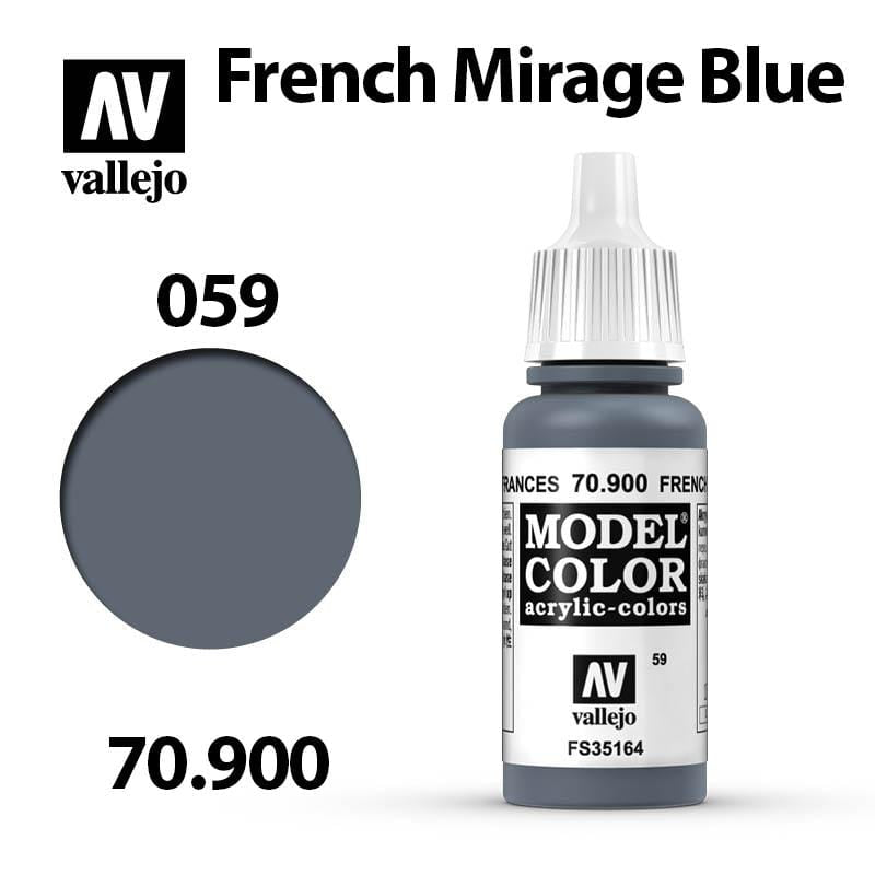 Vallejo Model Color - French Mirage Blue 17ml - Val70900 (059)