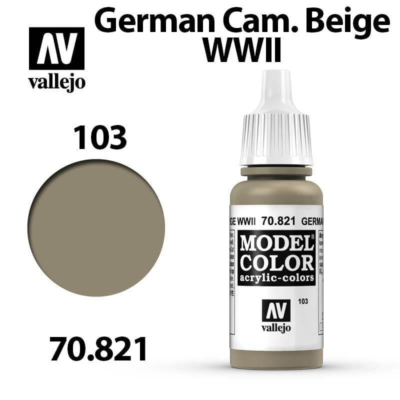 Vallejo Model Color - German Camo Beige WWII 17ml - Val70821 (103)